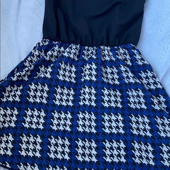 White blue Tweed bottom dress - Picture 4 of 5